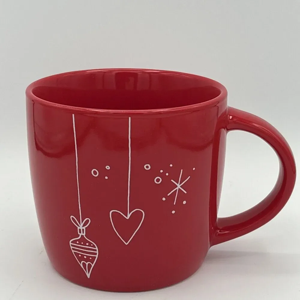 Starbucks | Dining | Starbucks Holiday Christmas Mug 4oz Red Hearts  Ornaments Winter Ceramic Coffee | Poshmark
